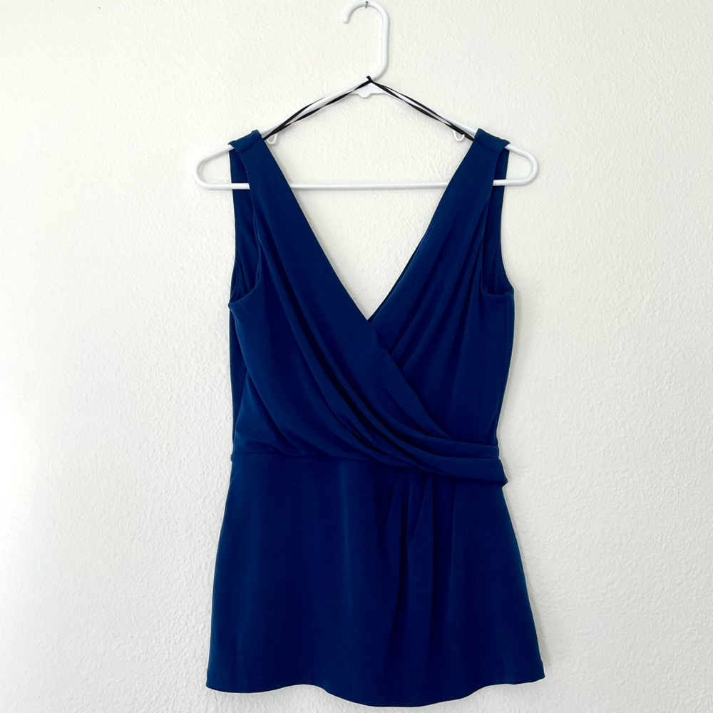 H&M Blue Sleeveless Top